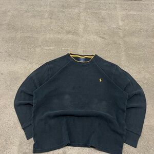 Polo by Ralph Lauren Men's Navy Crewneck Sweater